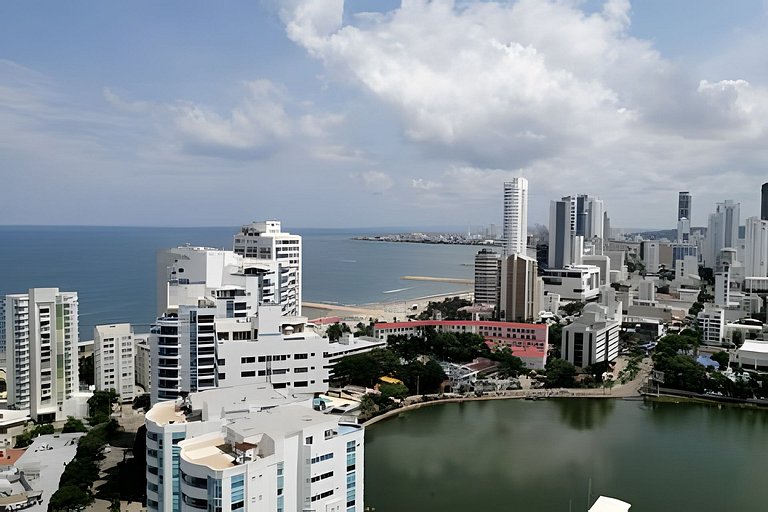 Espectacular vista en la mejor zona del Laguito