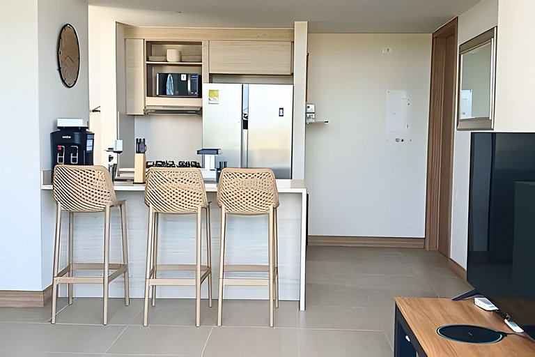 Lujoso, último piso con salida directa a la playa