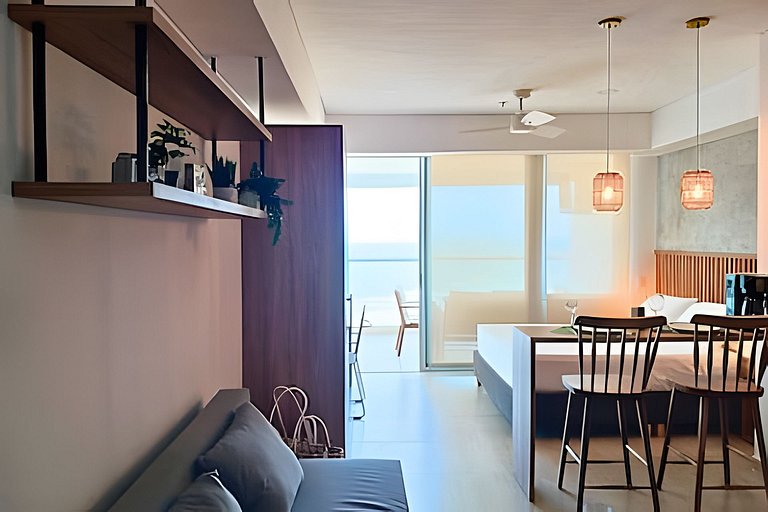 Lujoso Apart Studio frente al Mar