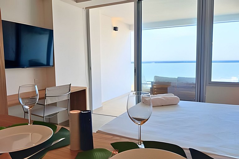 Lujoso Apart Studio frente al Mar