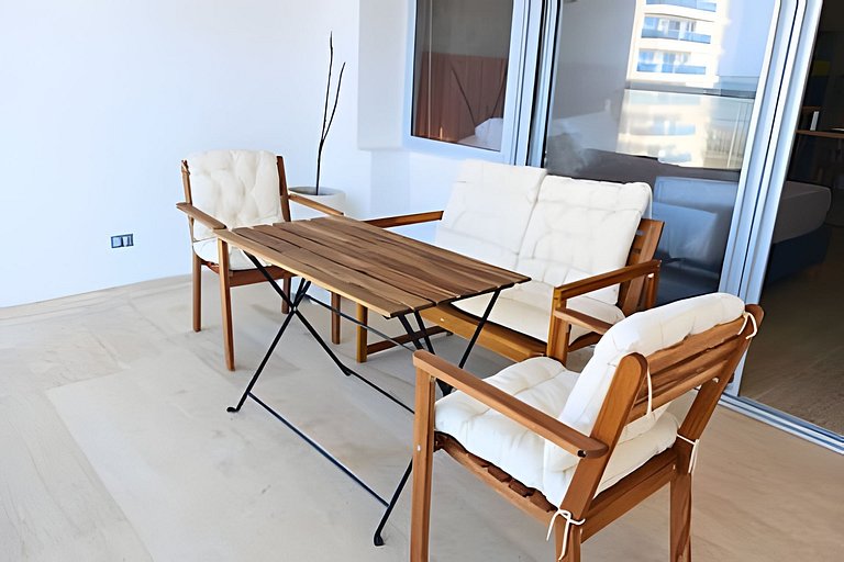 Lujoso Apart Studio frente al Mar