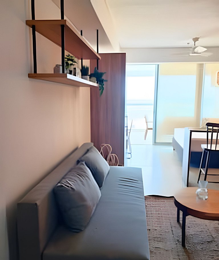 Lujoso Apart Studio frente al Mar
