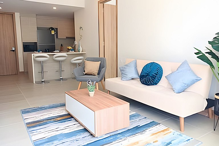Lujoso Apto con Piscina y Terraza Privada