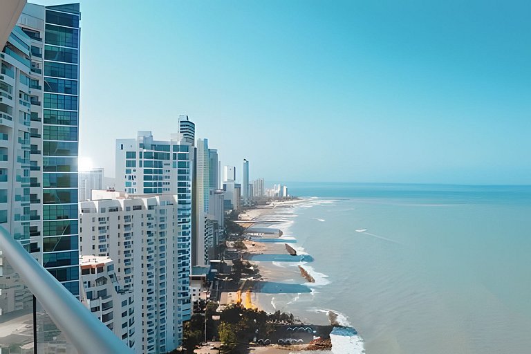 Lujoso apartamento en mejor sector de Bocagrande