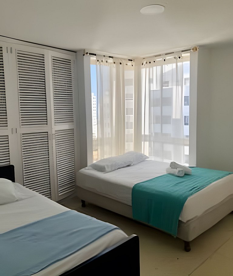 Bello apartamento con acceso directo a la playa