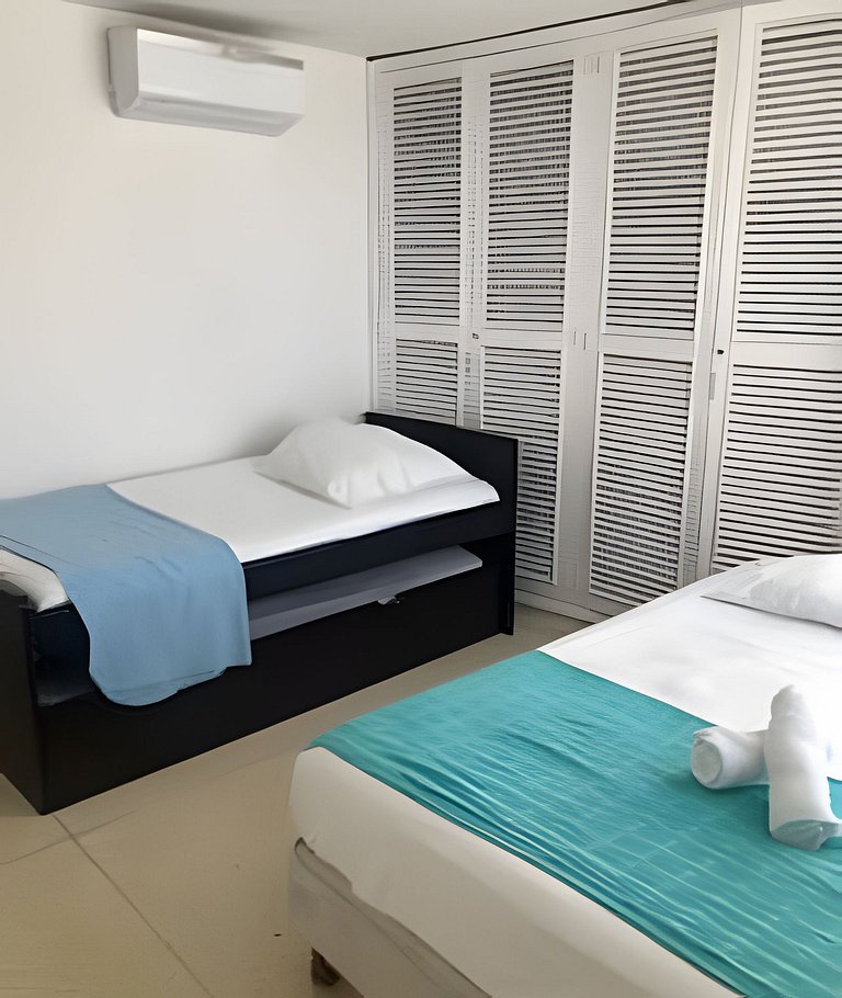 Bello apartamento con acceso directo a la playa