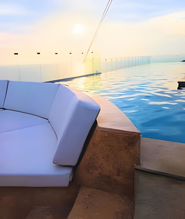Stuning view to Walled city & Beach, King size bed