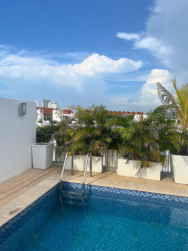 Rooftop Privado con Piscina en Centro Histórico