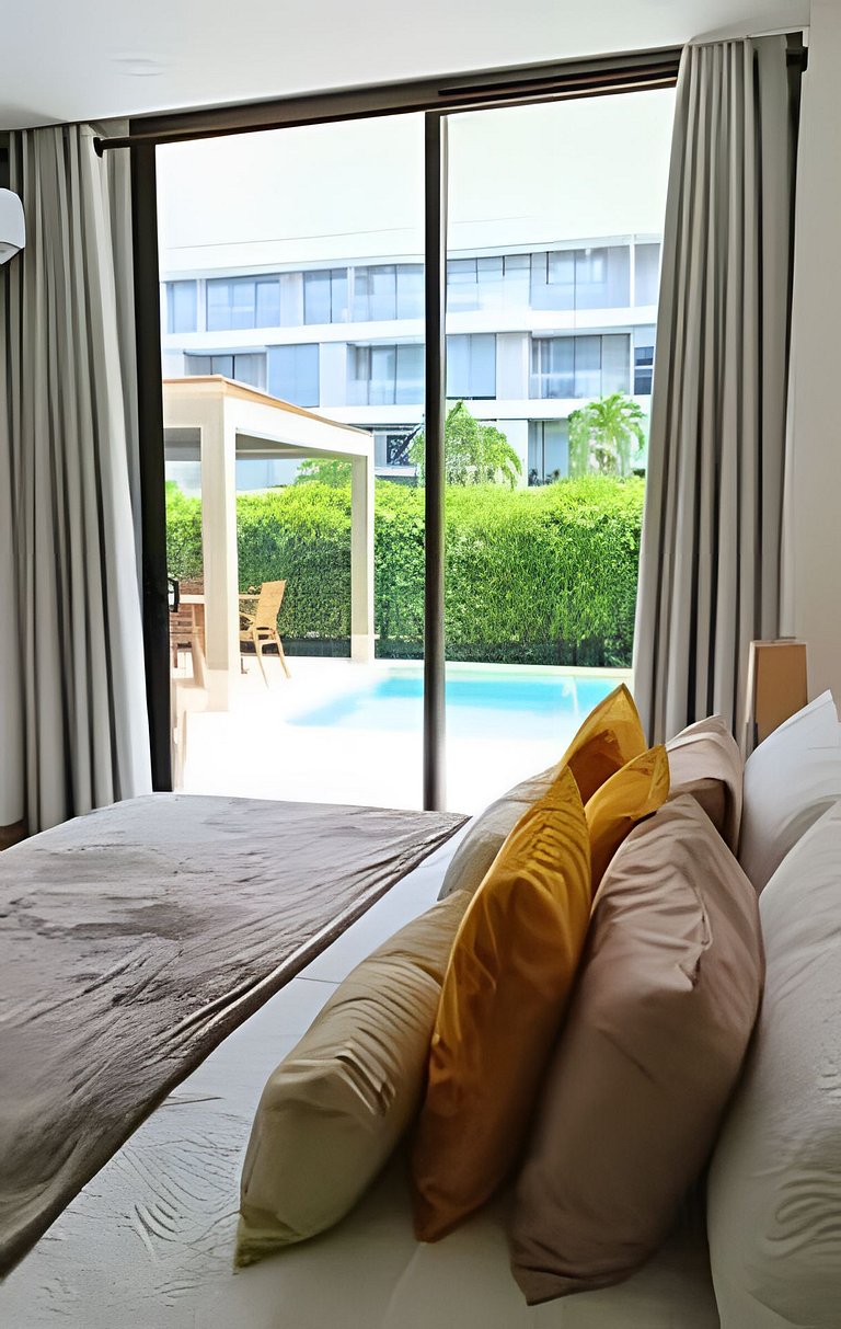 Exclusivo Apto, Piscina Privada y Salida a playa