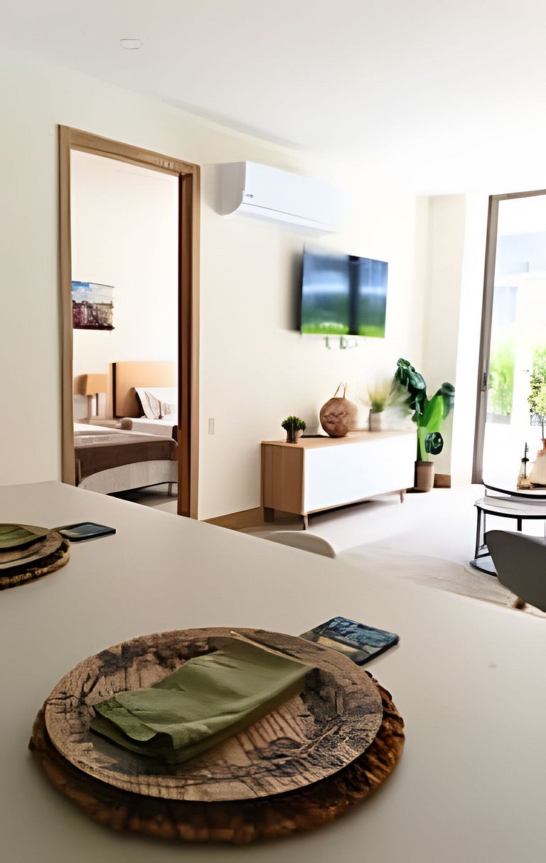 Exclusivo Apto, Piscina Privada y Salida a playa