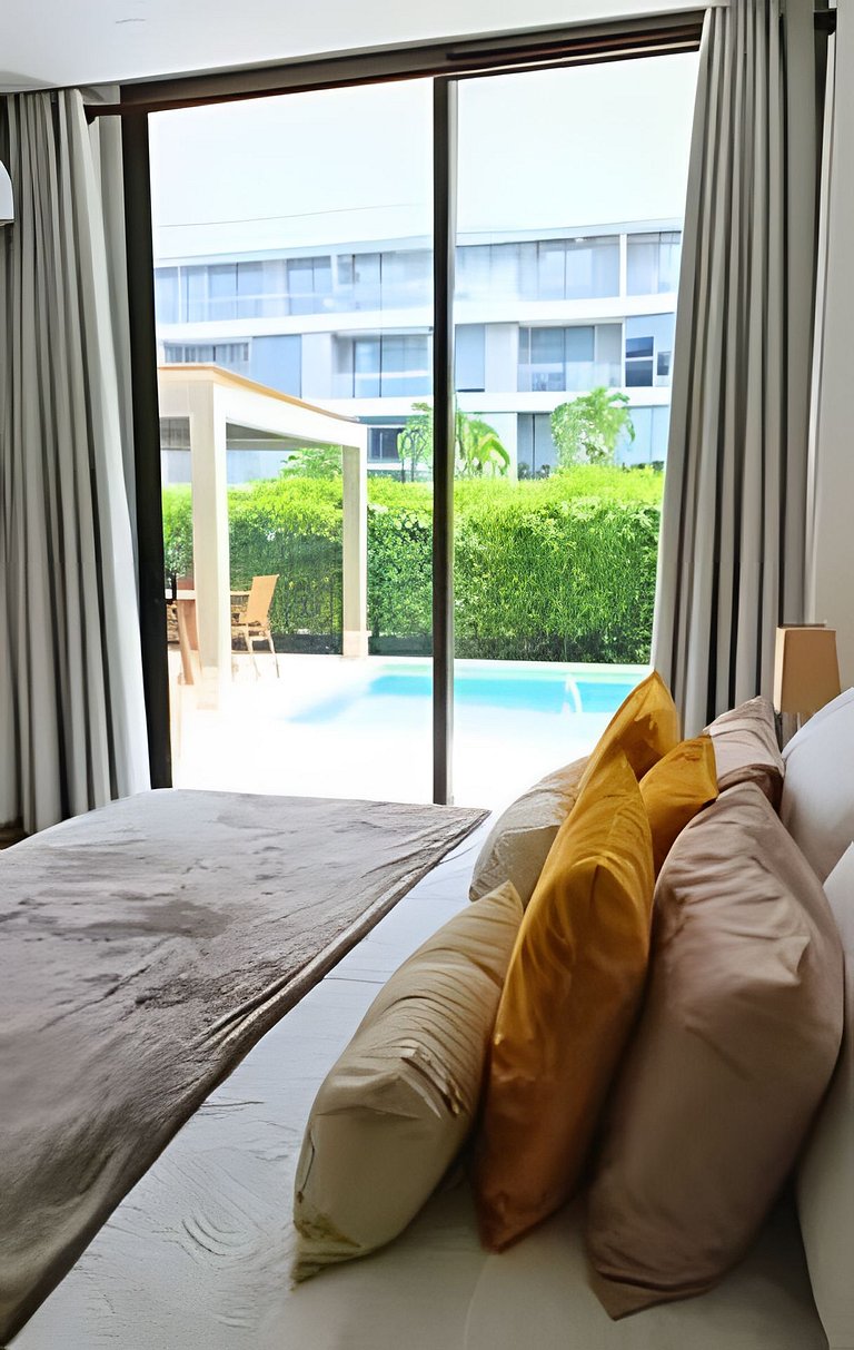 Exclusivo Apto, Piscina Privada y Salida a playa