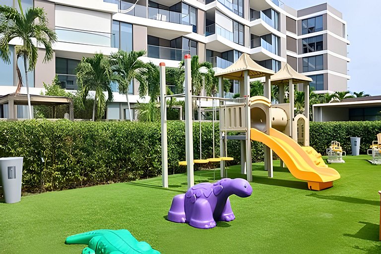 Exclusivo Apto, Piscina Privada y Salida a playa