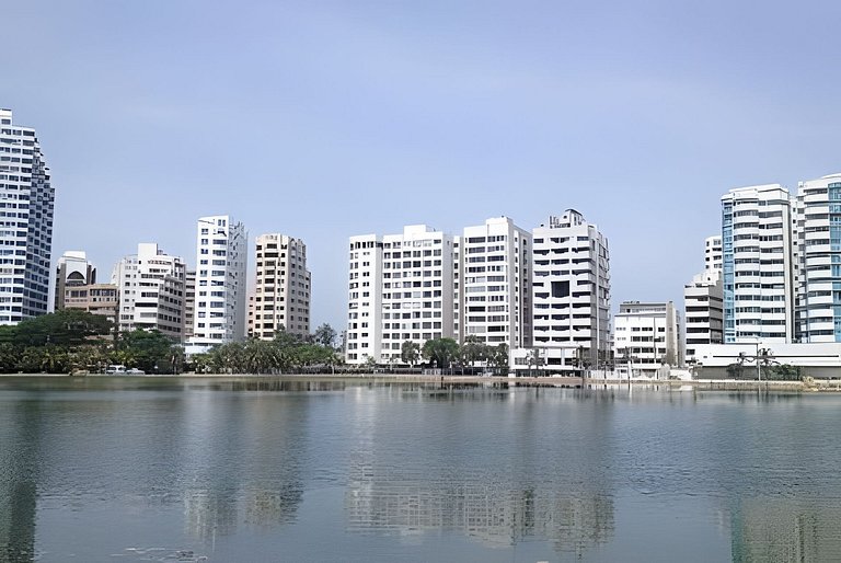 Hermoso apartamento con vista en el laguito