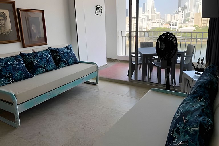 Hermoso apartamento con vista en el laguito