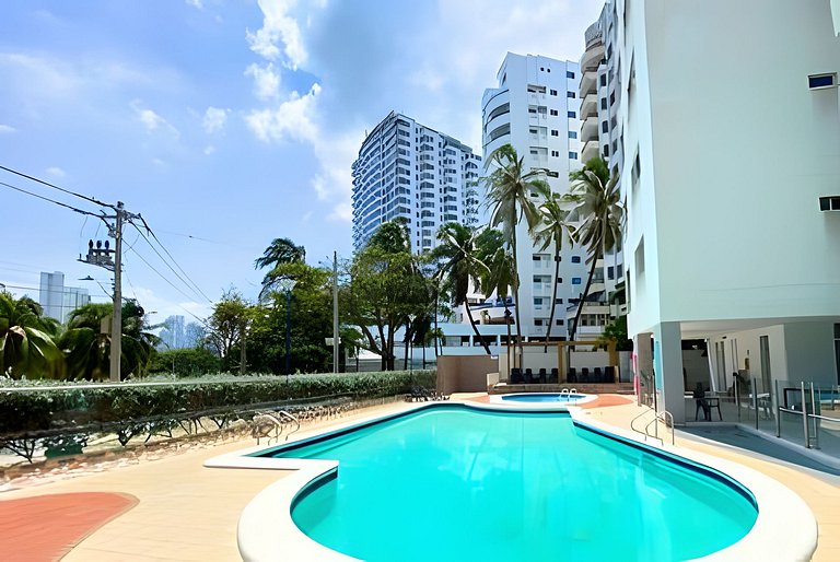 Hermoso apartamento con vista en el laguito