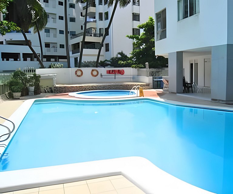 Hermoso apartamento con vista en el laguito
