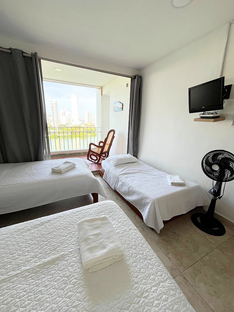 Hermoso apartamento con vista en el laguito