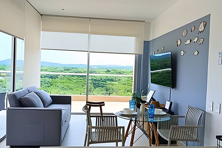 Ultimo piso, amplia terraza y vista impresionante!