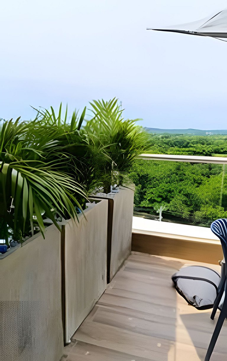 Ultimo piso, amplia terraza y vista impresionante!