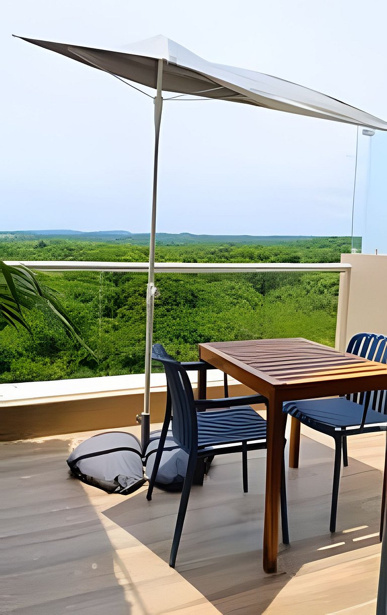 Ultimo piso, amplia terraza y vista impresionante!