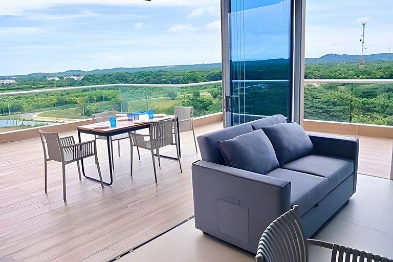 Ultimo piso, amplia terraza y vista impresionante!