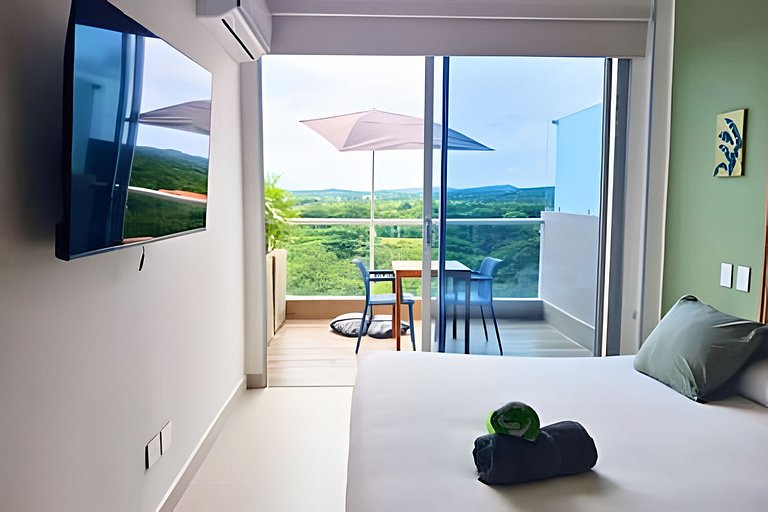 Ultimo piso, amplia terraza y vista impresionante!