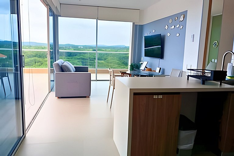 Ultimo piso, amplia terraza y vista impresionante!