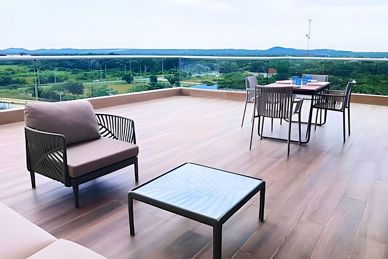 Último Piso B Kristal, ampliaTerraza, vista mágica