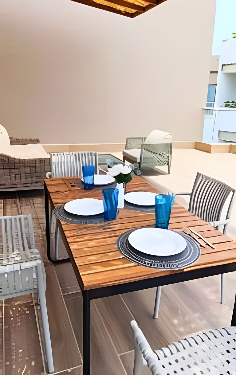 Último Piso B Kristal, ampliaTerraza, vista mágica