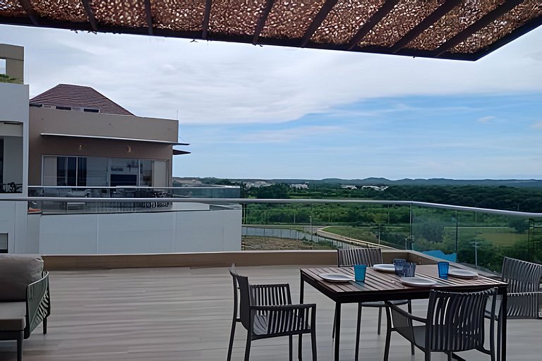 Último Piso B Kristal, ampliaTerraza, vista mágica