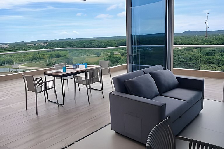 Último Piso B Kristal, ampliaTerraza, vista mágica