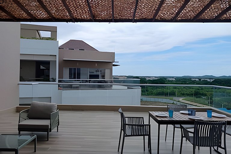 Último Piso B Kristal, ampliaTerraza, vista mágica