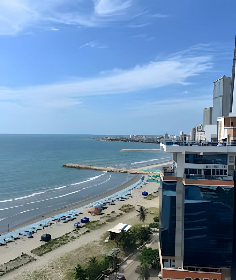 Vista Espectacular Mar Caribe Bocagrande