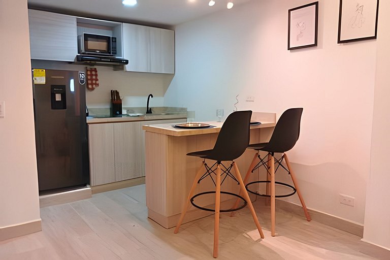 Apartstudio en corazón de C. Amurallada, Cama king