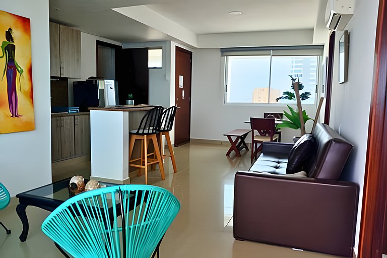 Increíble vista al mar en el corazón de Bocagrande