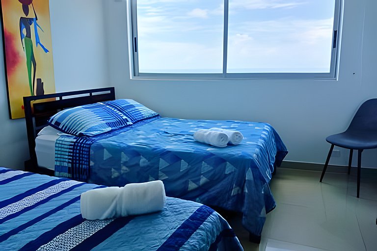 Increíble vista al mar en el corazón de Bocagrande