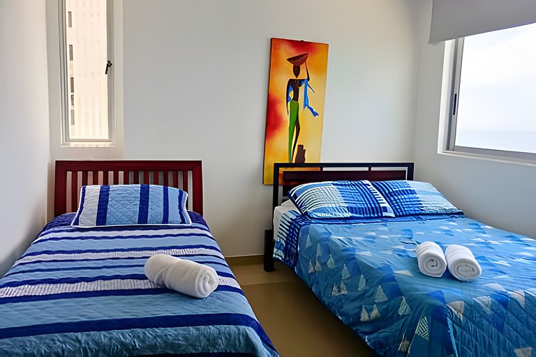 Increíble vista al mar en el corazón de Bocagrande