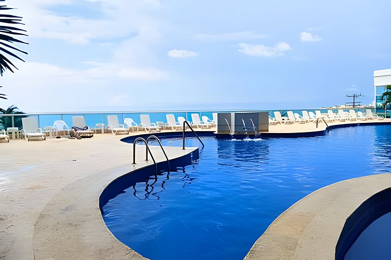 Increíble vista al mar en el corazón de Bocagrande