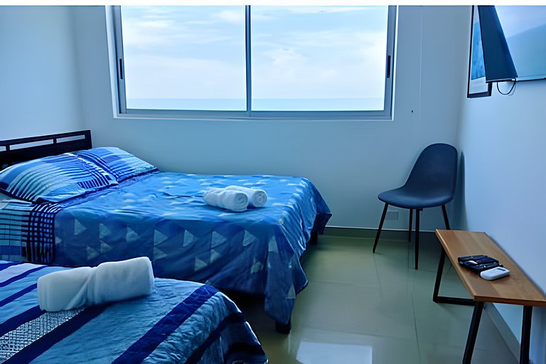 Increíble vista al mar en el corazón de Bocagrande