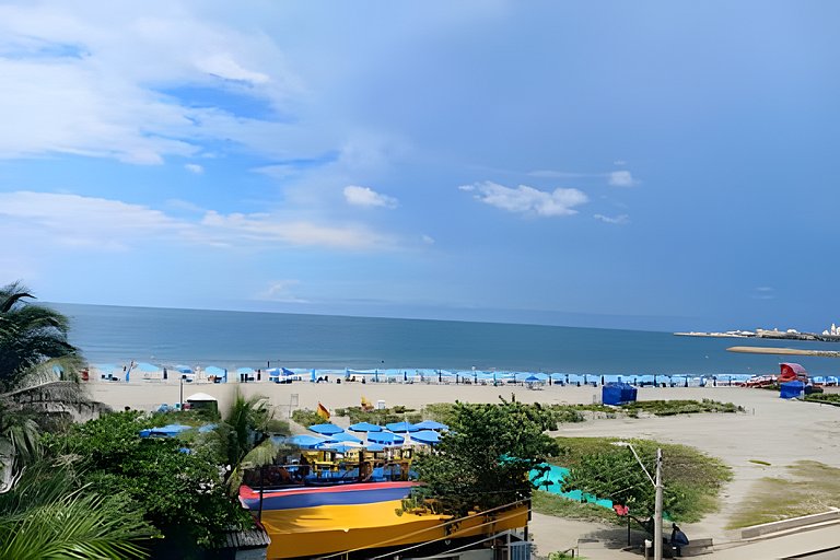 Increíble vista al mar en el corazón de Bocagrande