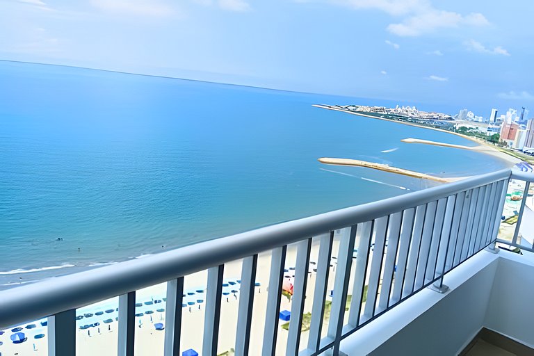 Increíble vista al mar en el corazón de Bocagrande