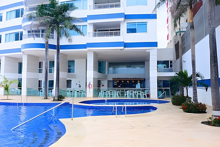 Increíble vista al mar en el corazón de Bocagrande