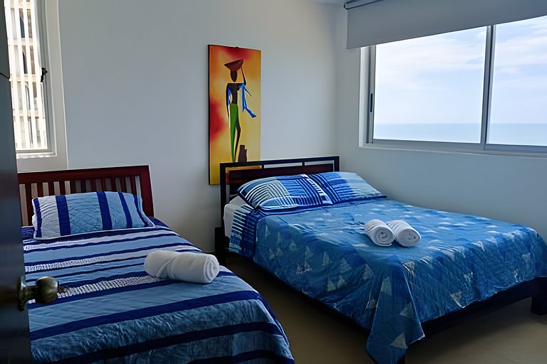 Increíble vista al mar en el corazón de Bocagrande