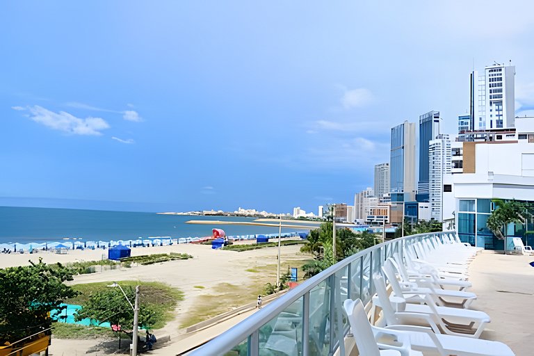 Increíble vista al mar en el corazón de Bocagrande