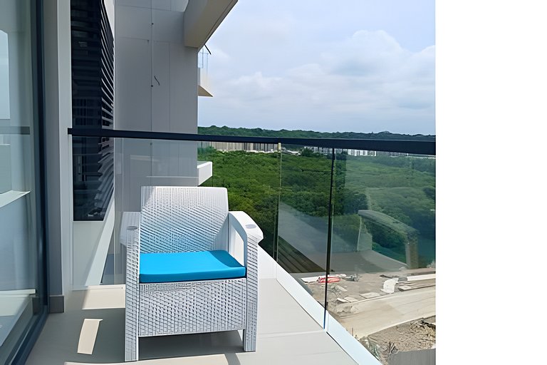 Lujo y Playa en Morros Kai –Vista al Mar y Manglar