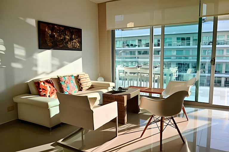 Terraza Frente al Mar y salida directa a la playa