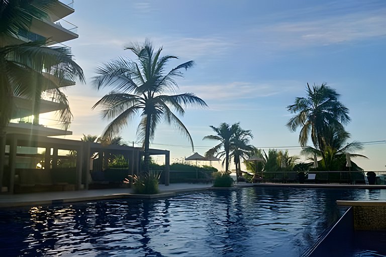 Terraza Frente al Mar y salida directa a la playa