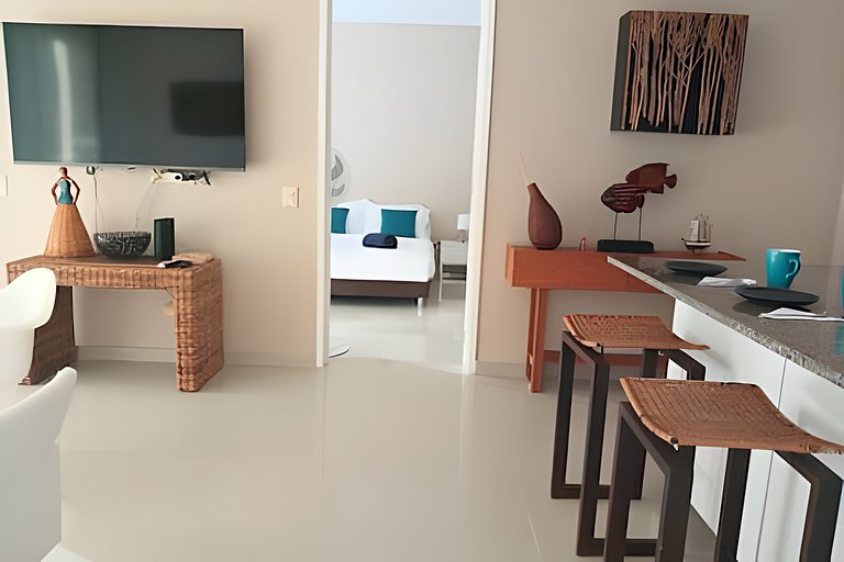 Terraza Frente al Mar y salida directa a la playa