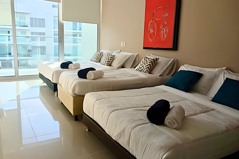 Terraza Frente al Mar y salida directa a la playa