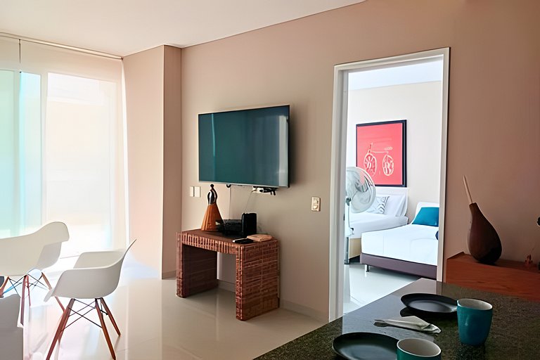 Terraza Frente al Mar y salida directa a la playa